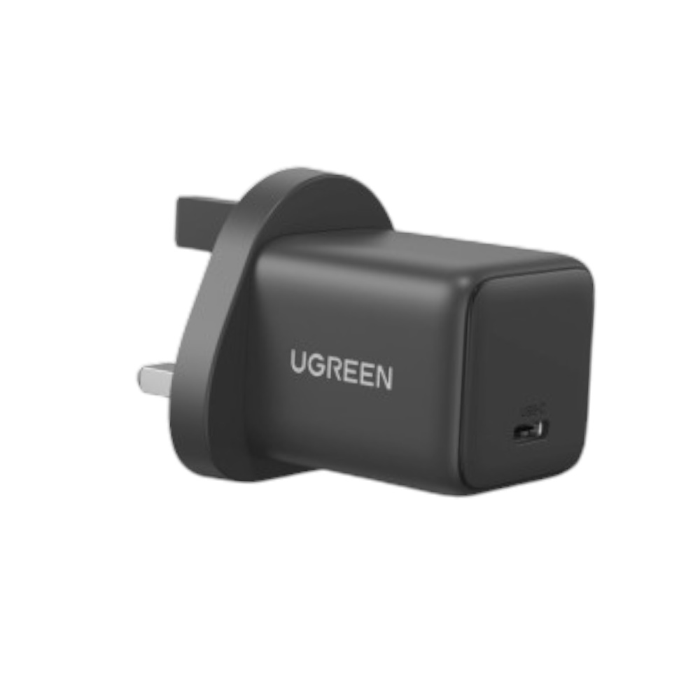 شاحن جداري يوجرين نكسود ميني سريع 20 وات بتقنية GaN موديل 90664 - أسود