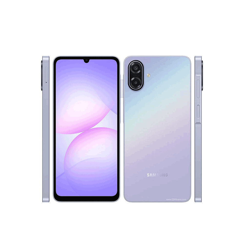 جوال سامسونج جالكسي A07  بنظامين ذاكرة  256 ورام 8 -  فضي