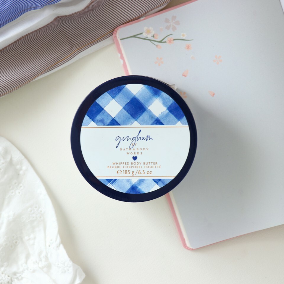 باث اند بودي ووركس زبدة جسم Gingham - سعة 185 جم