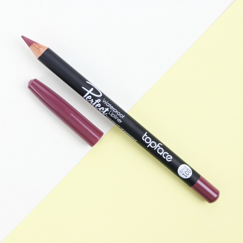 توب فيس قلم تحديد شفاة بيرفكت مقاوم للماء - درجة 001