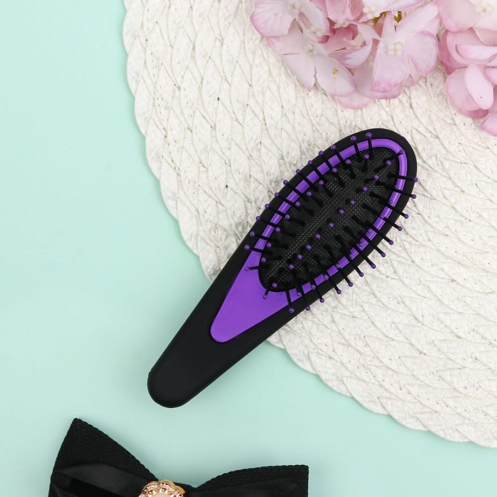 مشط لفك تشابك الشعر - لون أسود