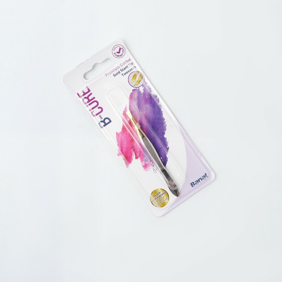 بي كيور ملقط مائل للذهبي