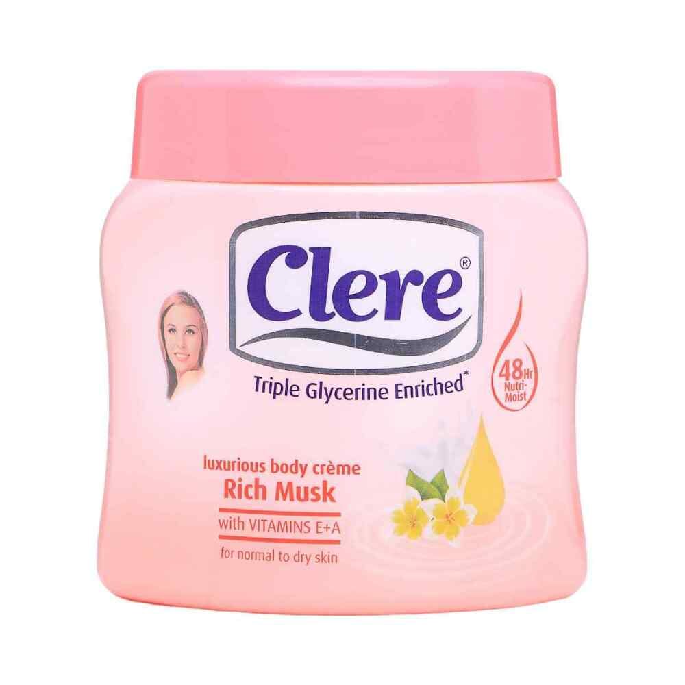 كريم الجسم بالمسك من كلير 500 مل