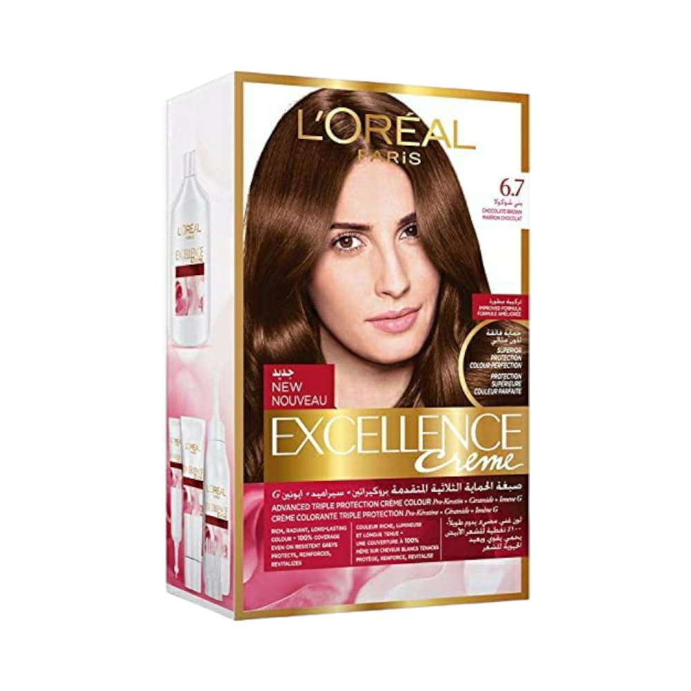 لوريال باريس صبغة شعر - بني شوكولا 6.7