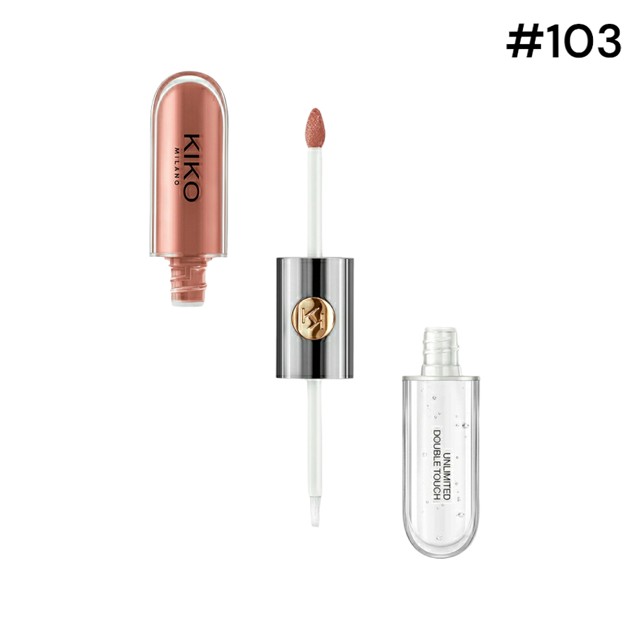 احمر وملمع شفاه سائل دابل تاتش من كيكو ميلانو