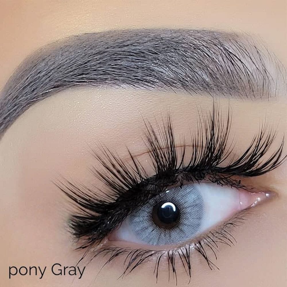 عدسات لاصقة ملونة 1tone من فرش تون كوزمتيكس  - pony gray 