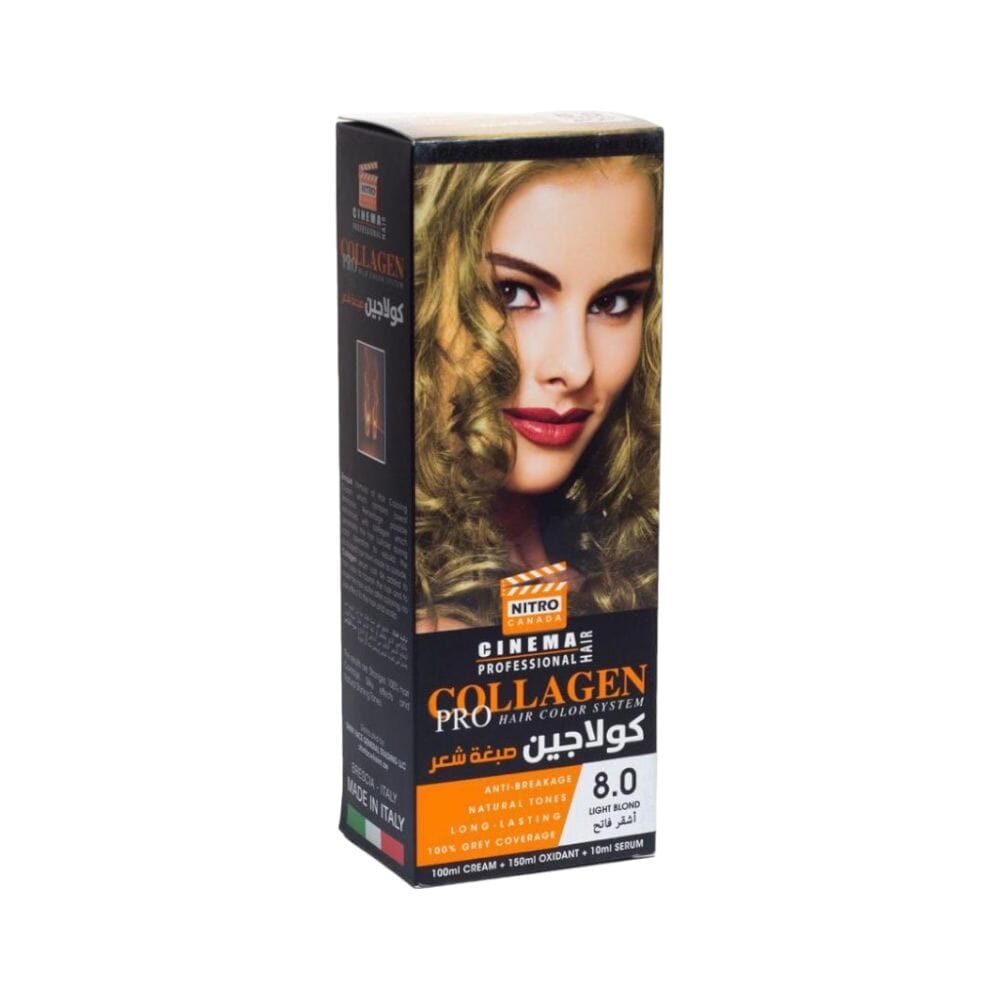 نيترو كاندا صبغة شعر كولاجين رقم 8.0 - أشقر فاتح