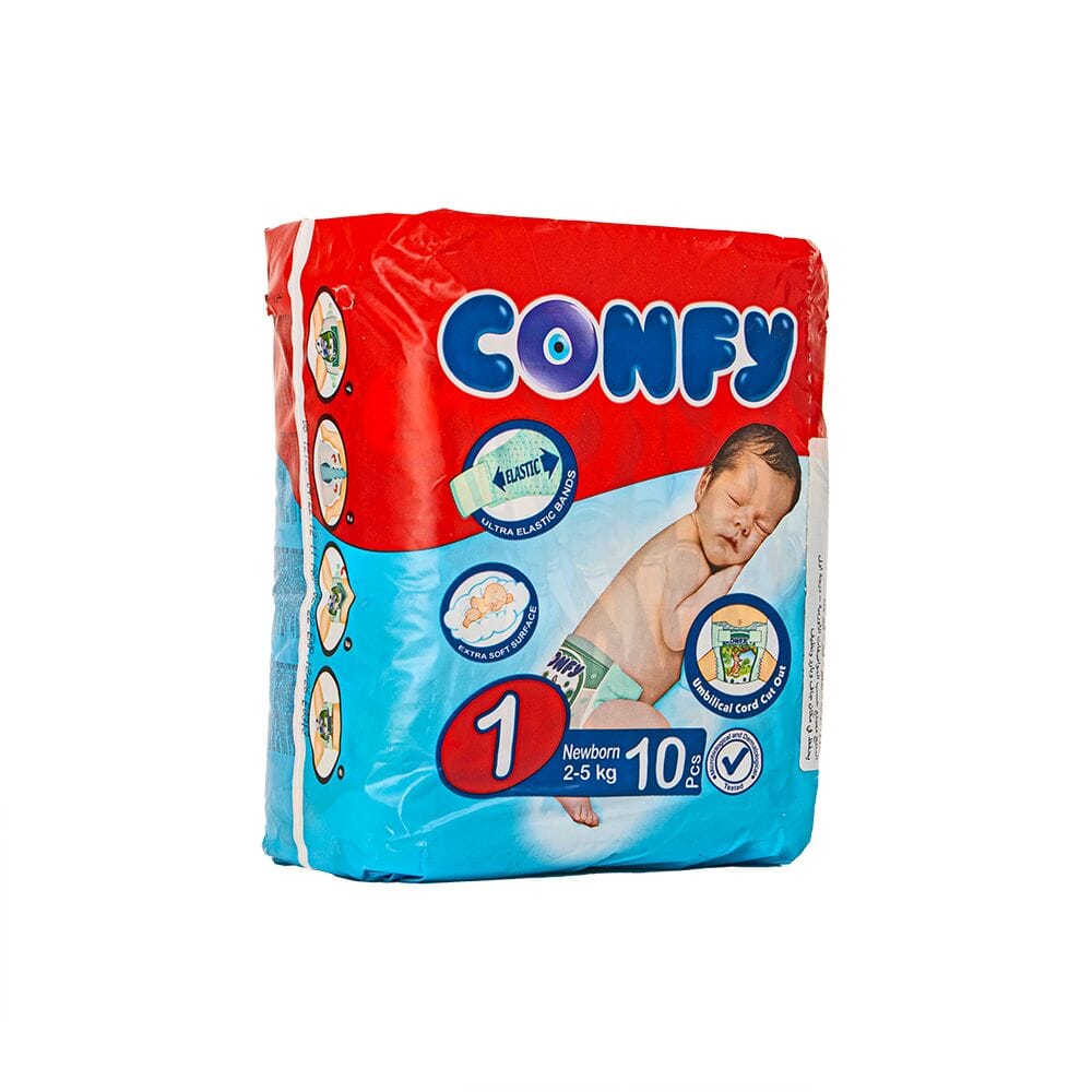 كونفي حفاضات مواليد مقاس 1 لوزن 2-5 كجم - 10 قطع