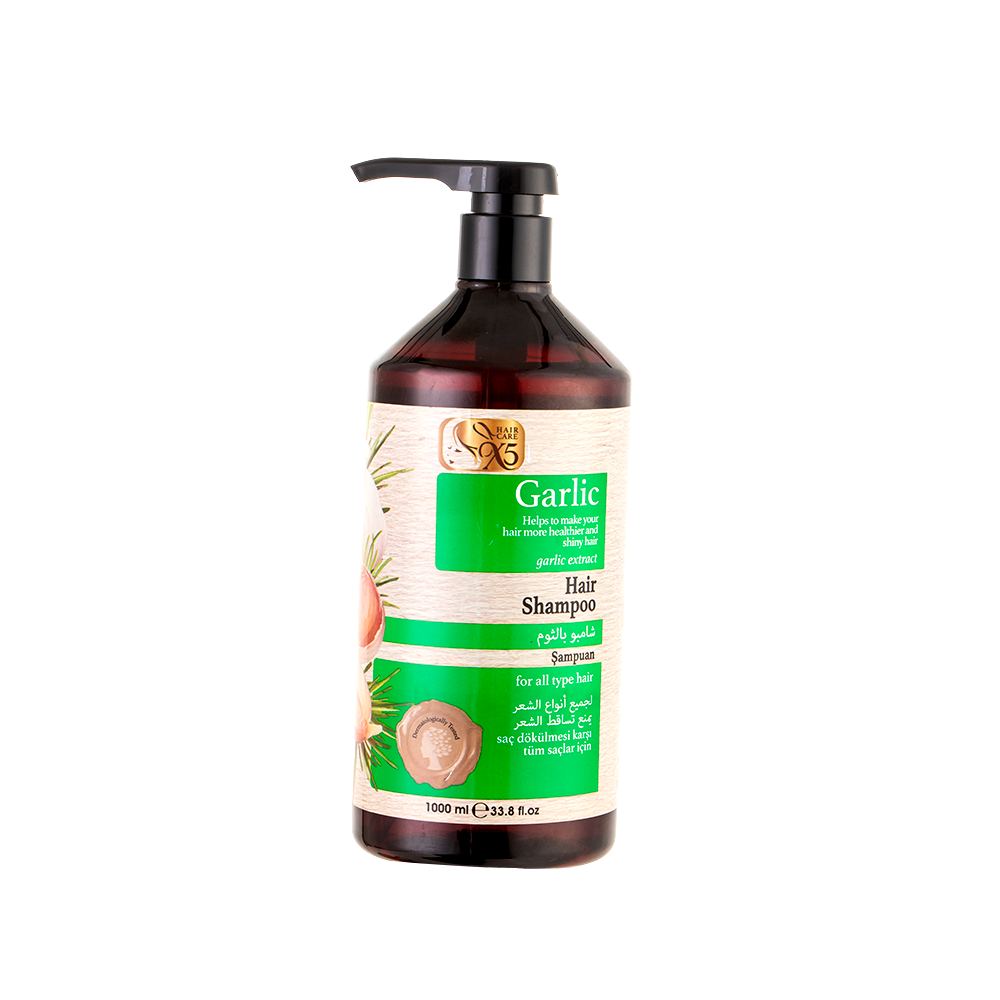 إكس فايف شامبو شعر بخلاصة الثوم يمنع التساقط - 1000 مل 
