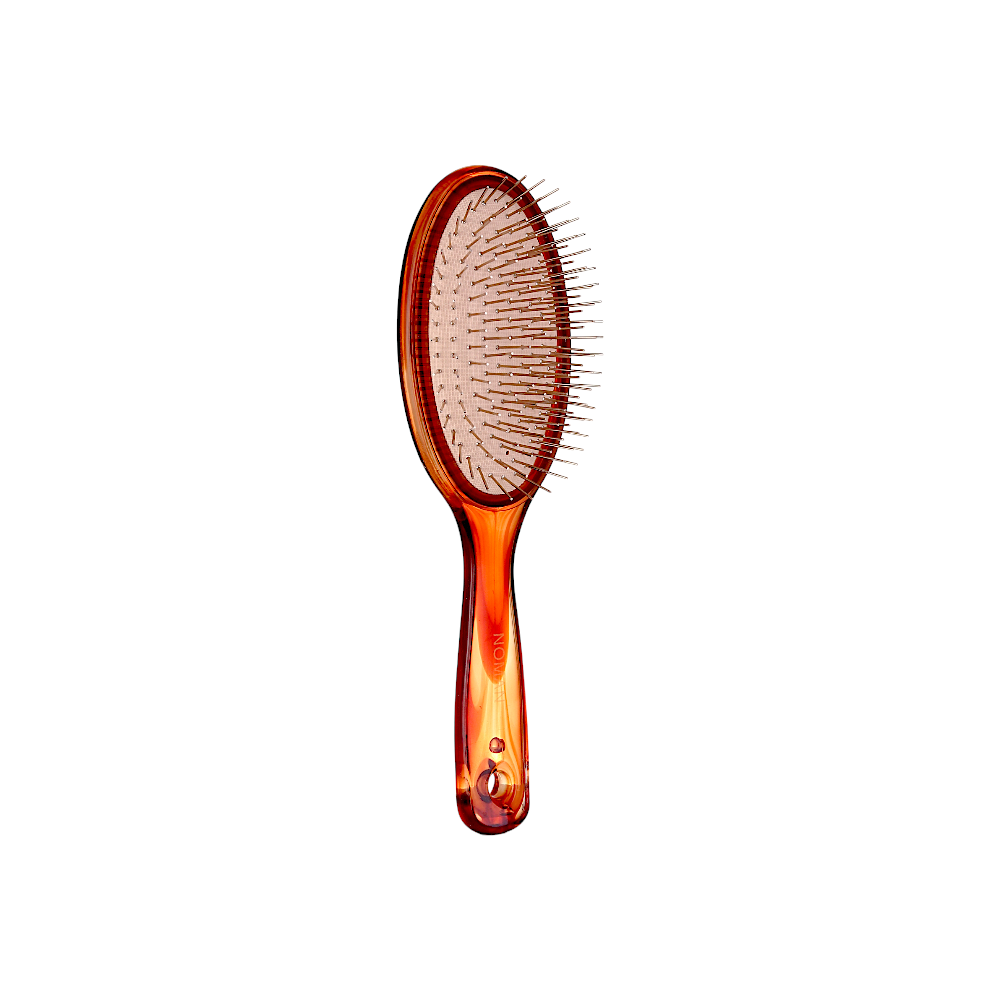 النعمان فرشاة شعر بيضاوية - أحمر غامق