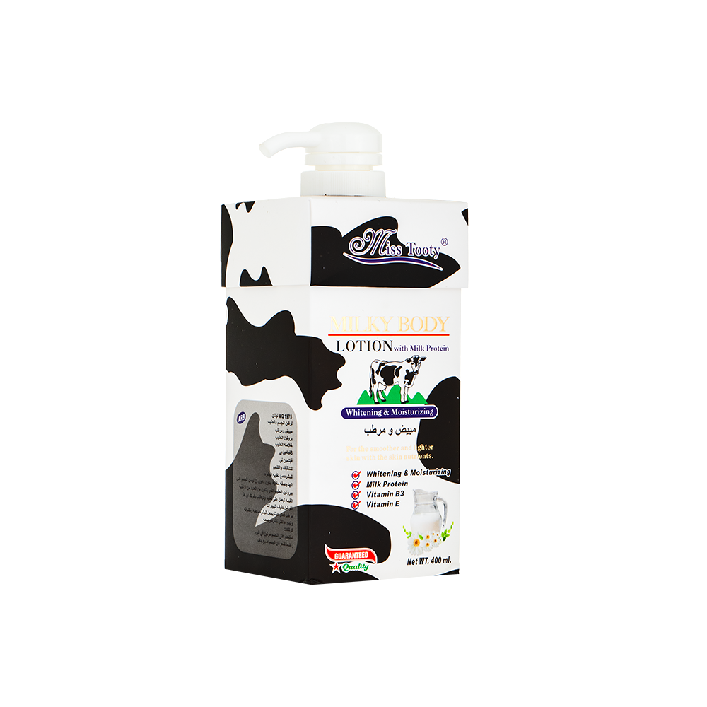 ميس توتي لوشن مرطب و مبيض للبشرة بخلاصة بروتين الحليب - 400 مل