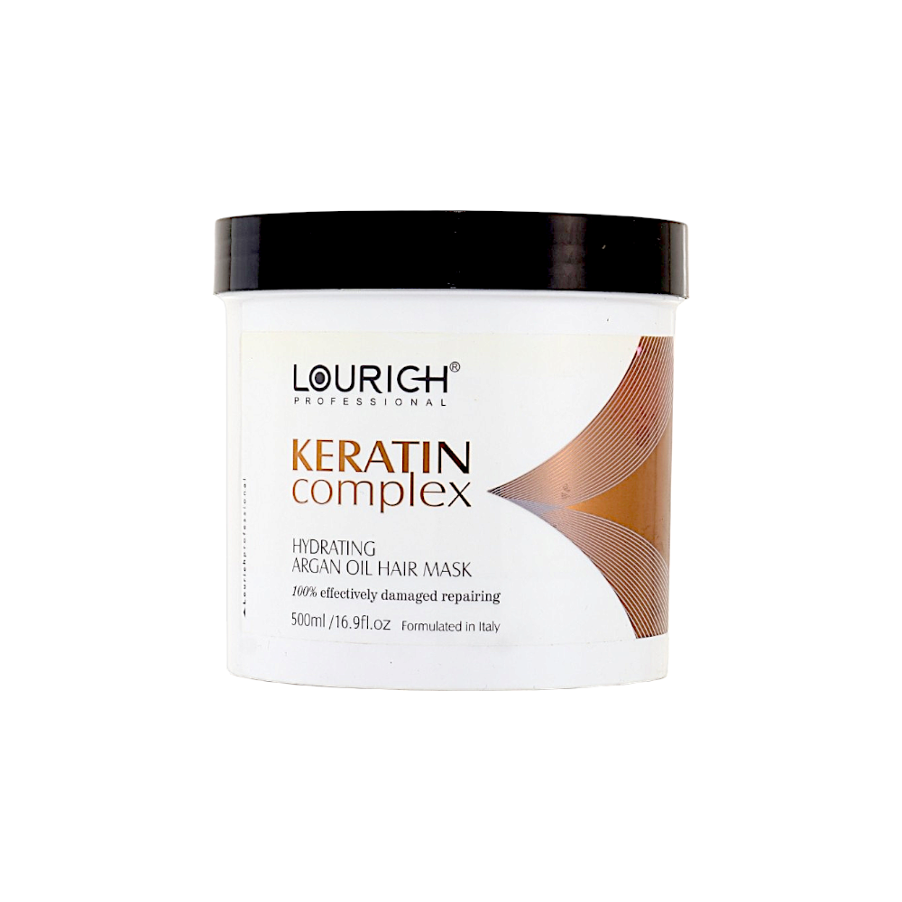 لوريتش بروفيشونال قناع شعر مُرطب بزيت الأرغان كيراتين كومبلكس - 500 مل