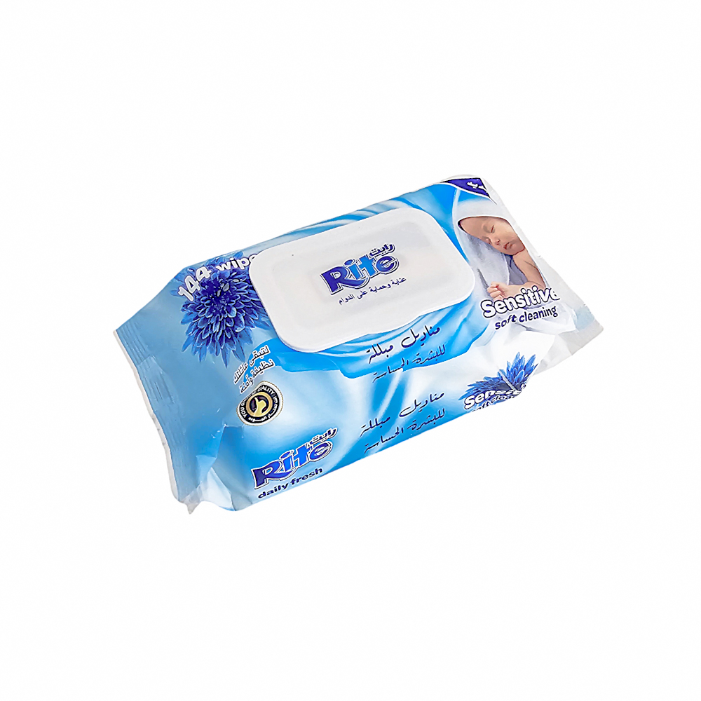 رايت مناديل مبللة ناعمة للبشرة الحساسة - 144 منديل