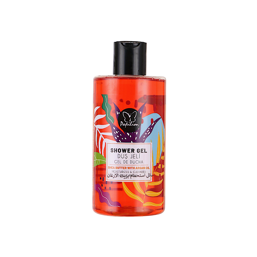 بابيليون جل استحمام بزبدة الشيا و زيت الأرغان - 400 مل