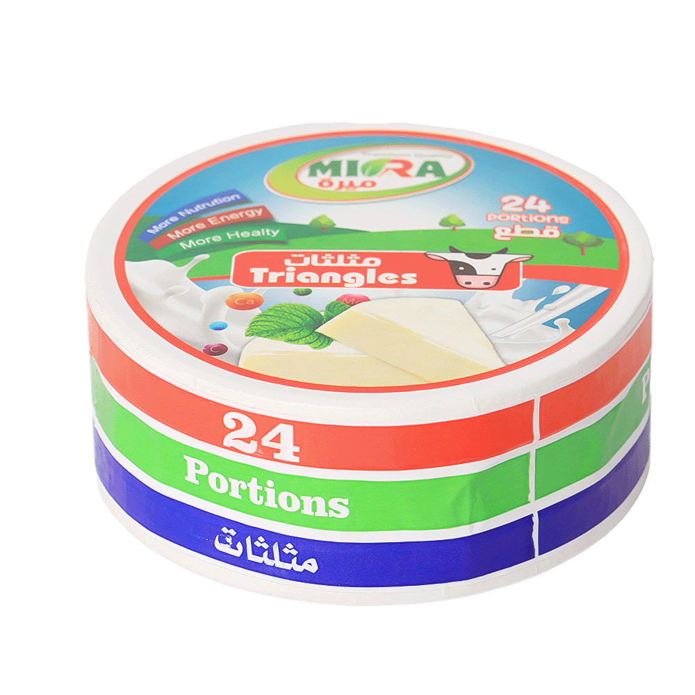 ميرة جبن مثلثات - 24 قطعة