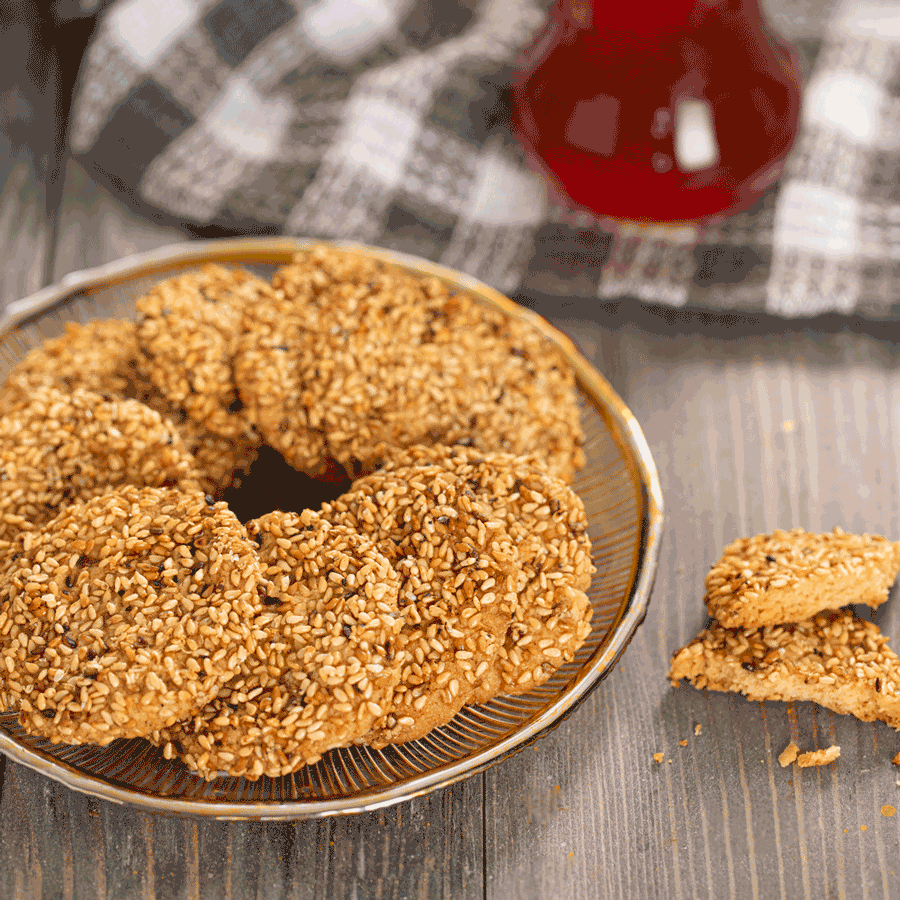 موكا برازق بالسمسم 