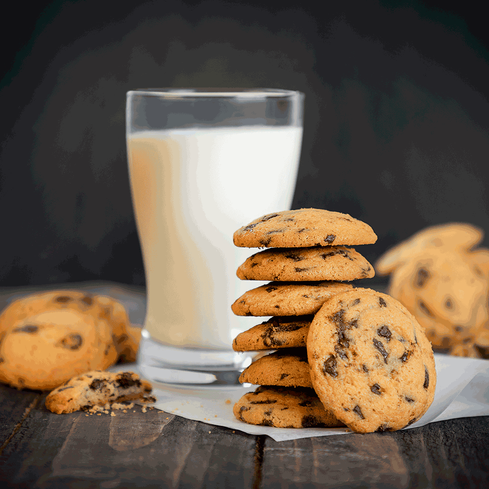 موكا بسكويت كوكيز برقائق الشوكولاتة 