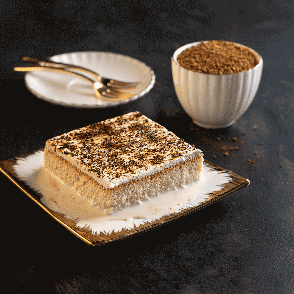 موكا قطعة تريليجيه بالكوفي