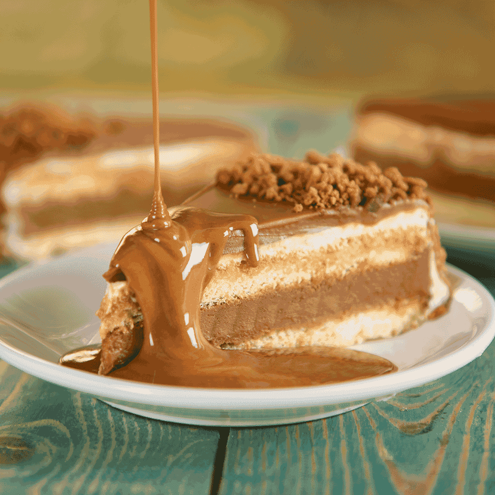 موكا قطعة جاتو موس كيك باللوتس