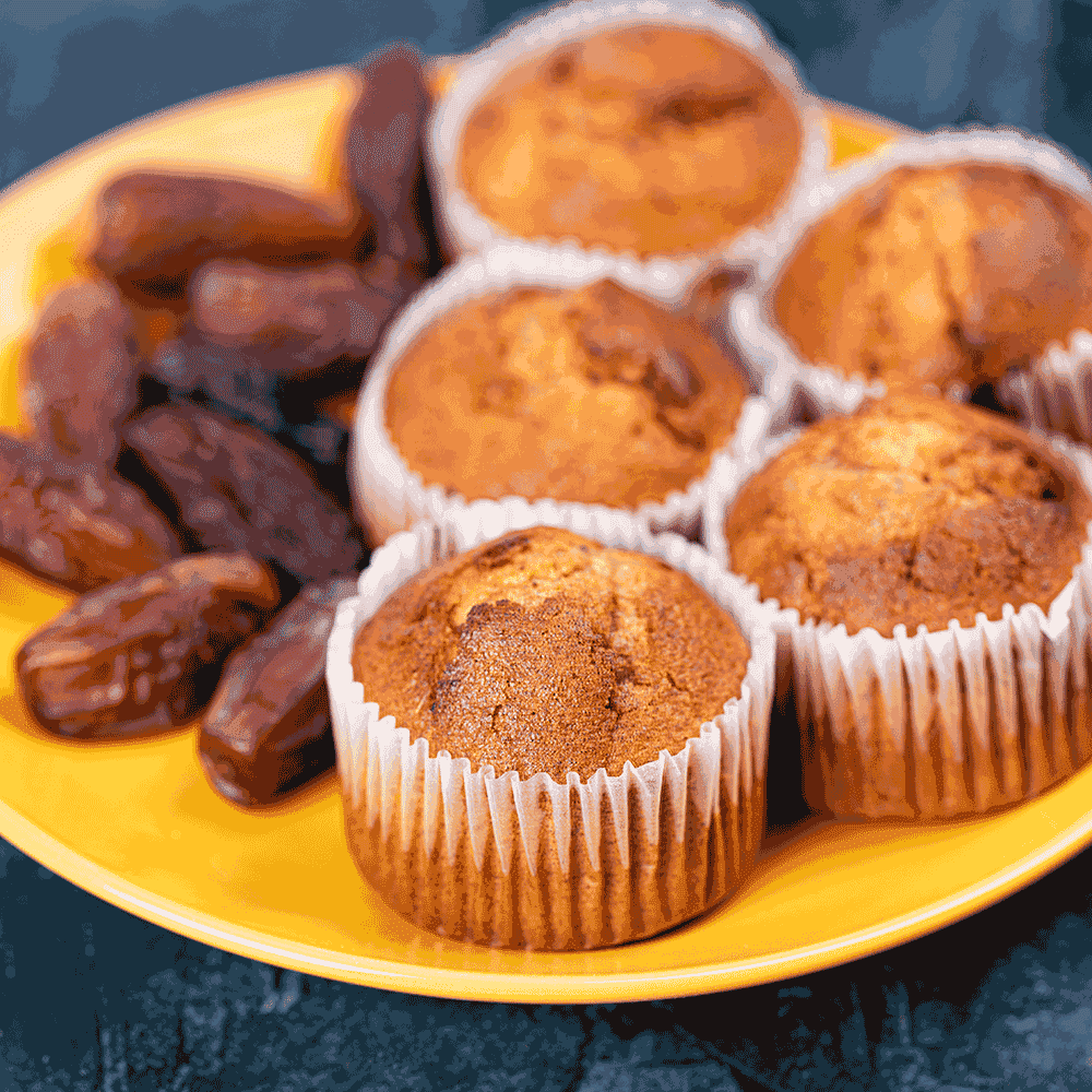 موكا كب كيك بالتمر - قطعتين