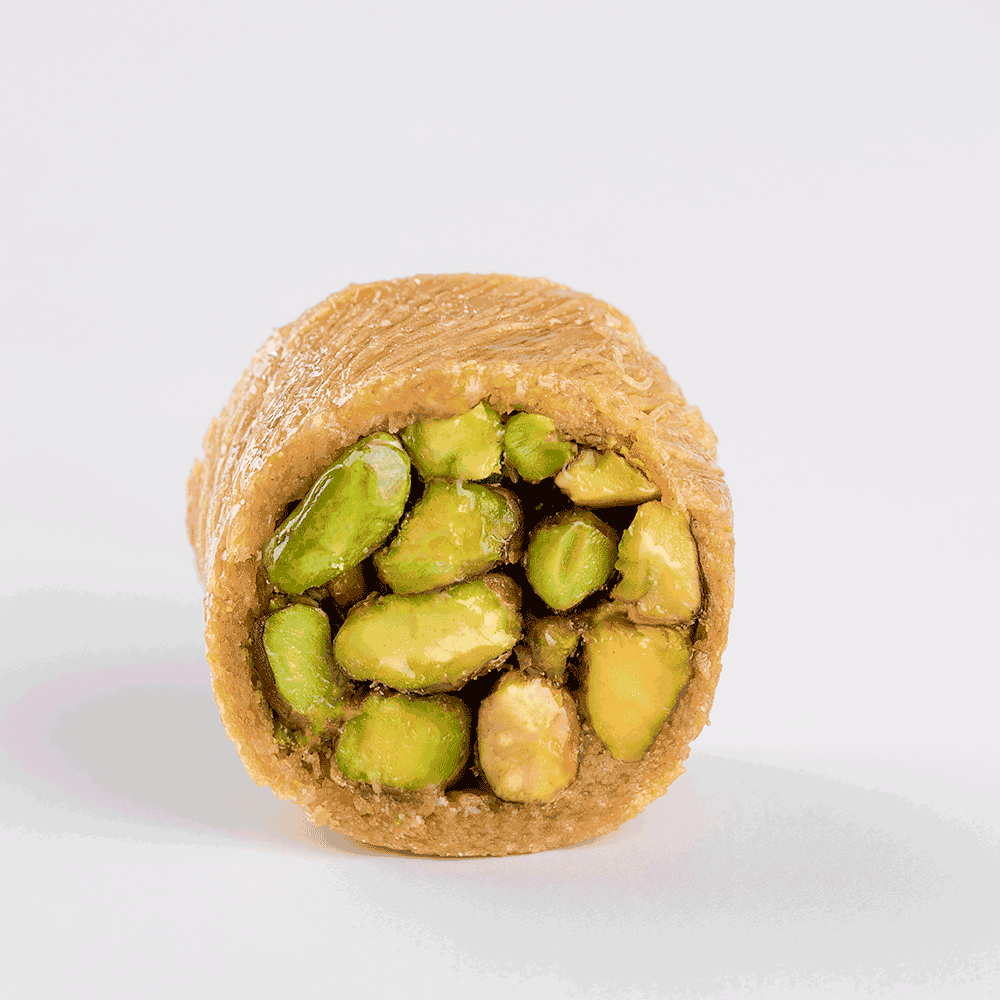 موكا مبرومة الفستق الحلبي