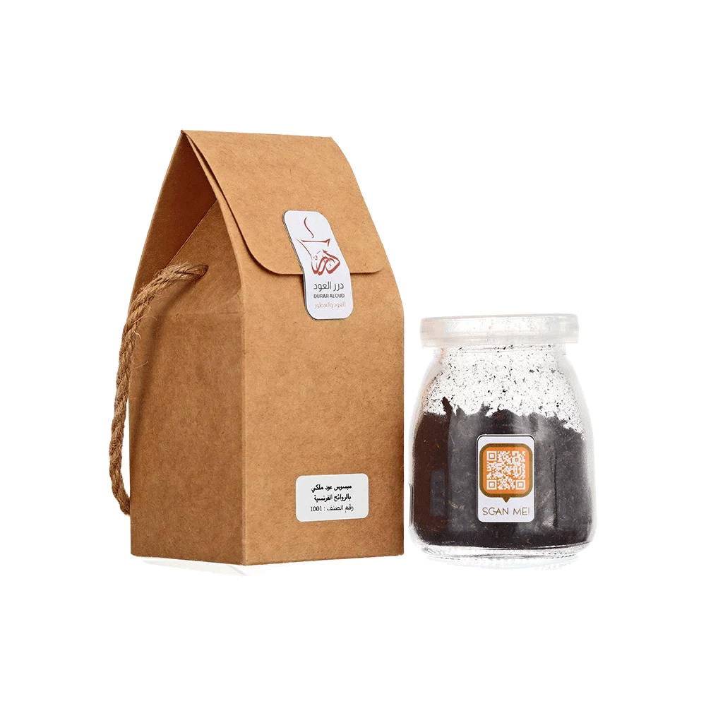 درر العود بخور مبسوس عود ملكي بالروائح الفرنسية - 40 جم 