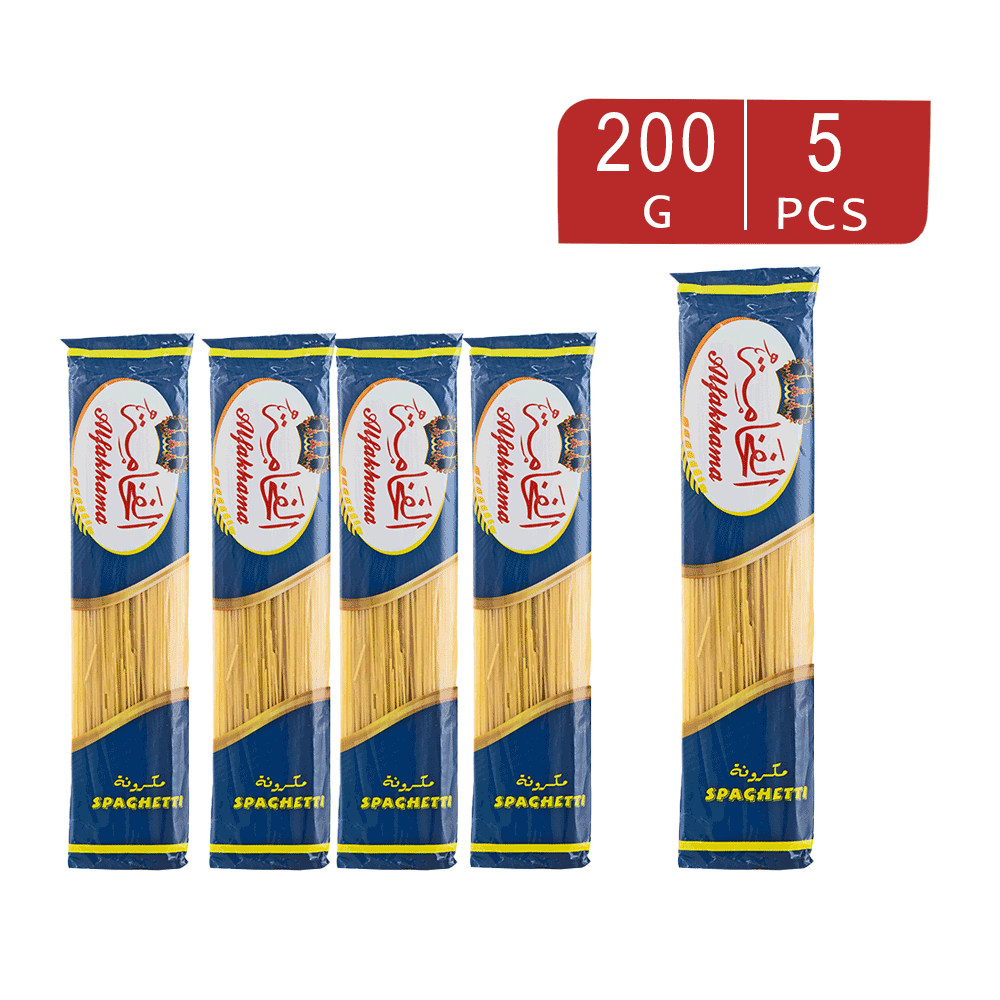  مكرونة الفخامة إسباجيتي طويلة  200 جم -5 قطع