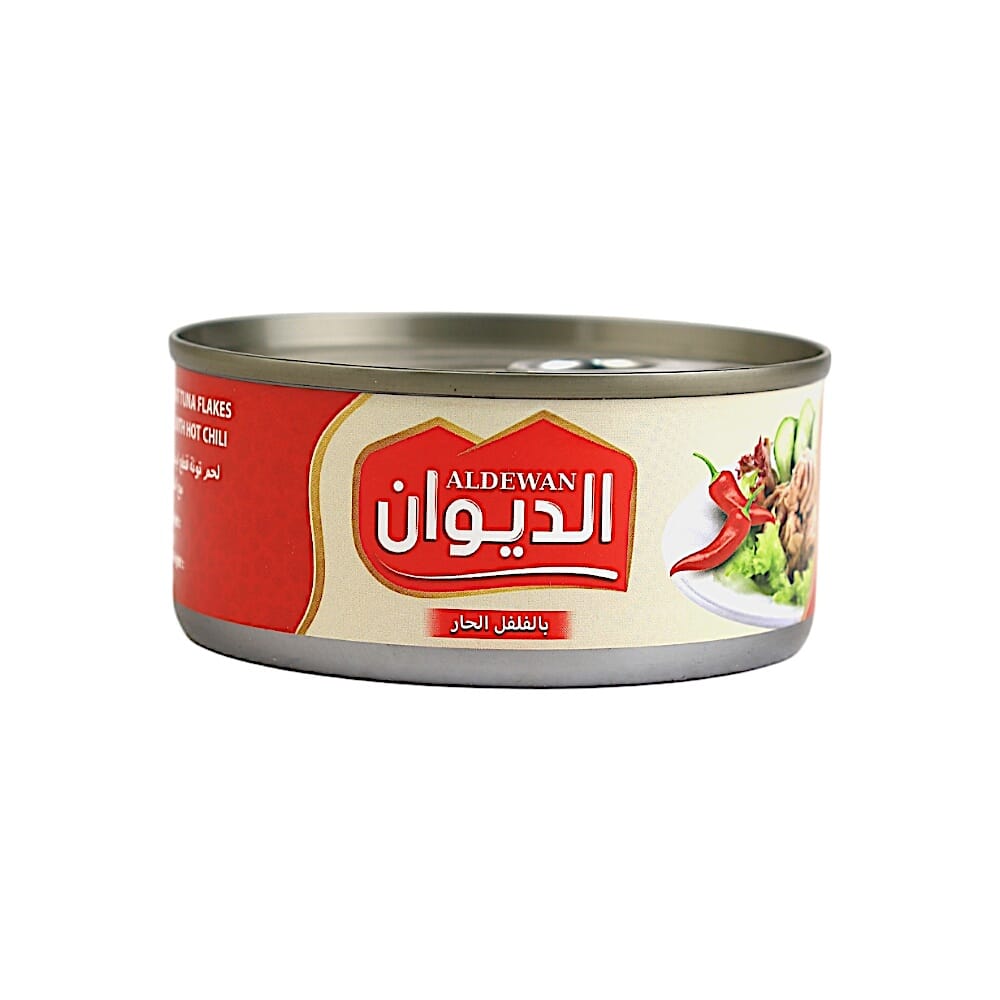 الديوان لحم تونة بالفلفل الحار - 140 جم