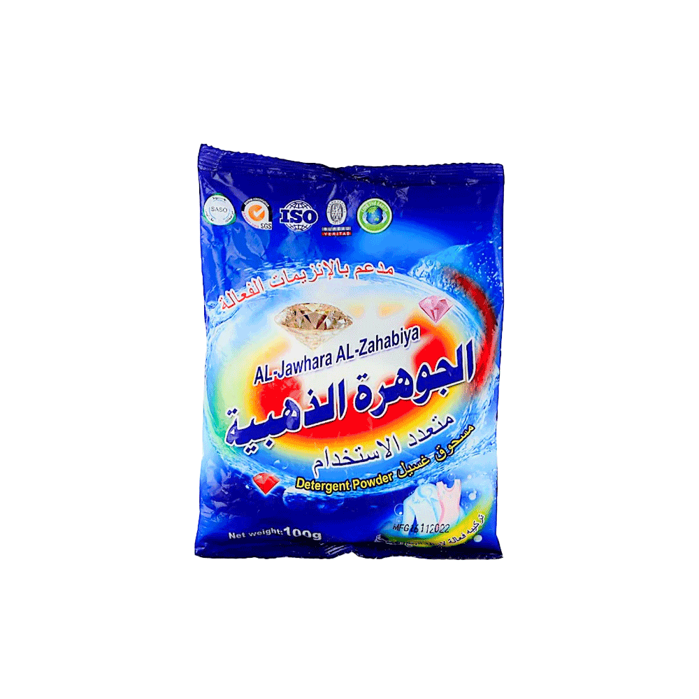  مسحوق غسيل الجوهرة الذهبية متعدد الإستخدام - 100 جم 