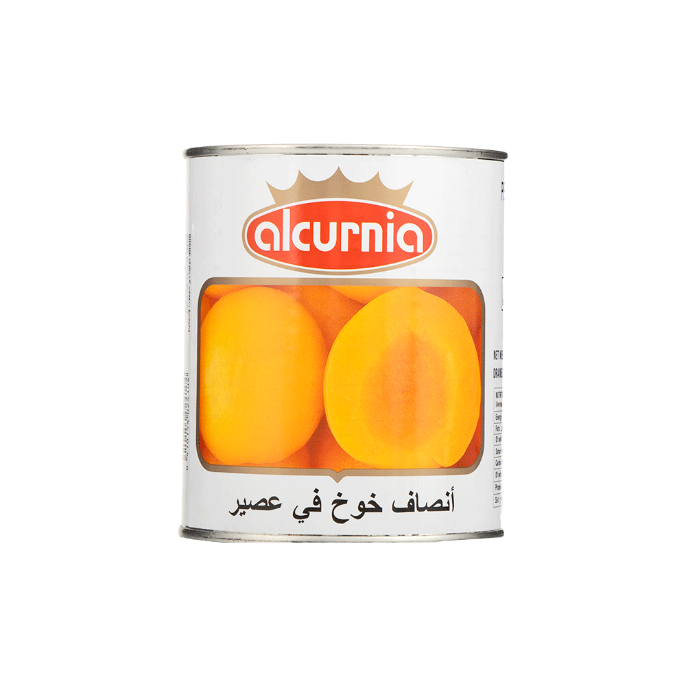 الكورنيا شرائح انصاف خوخ في عصير محلى - 850 جم