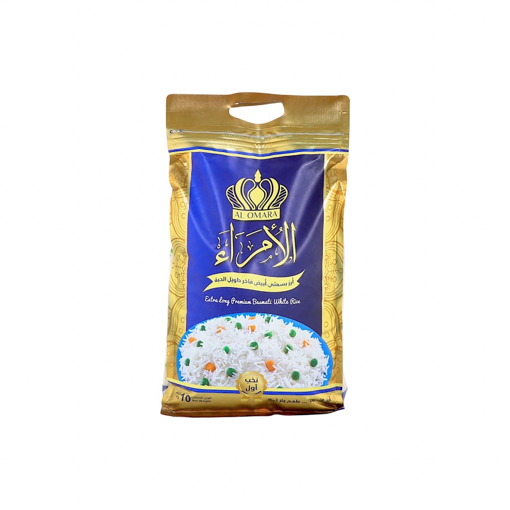 الأمراء أرز بسمتي أبيض فاخر طويل الحبة - 10 كجم 