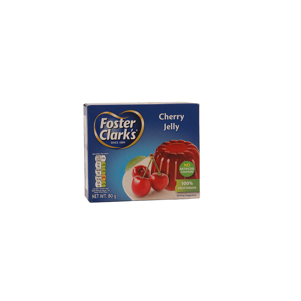 جيلي فوستر كلاركس بنكهة الكرز - 80 جم