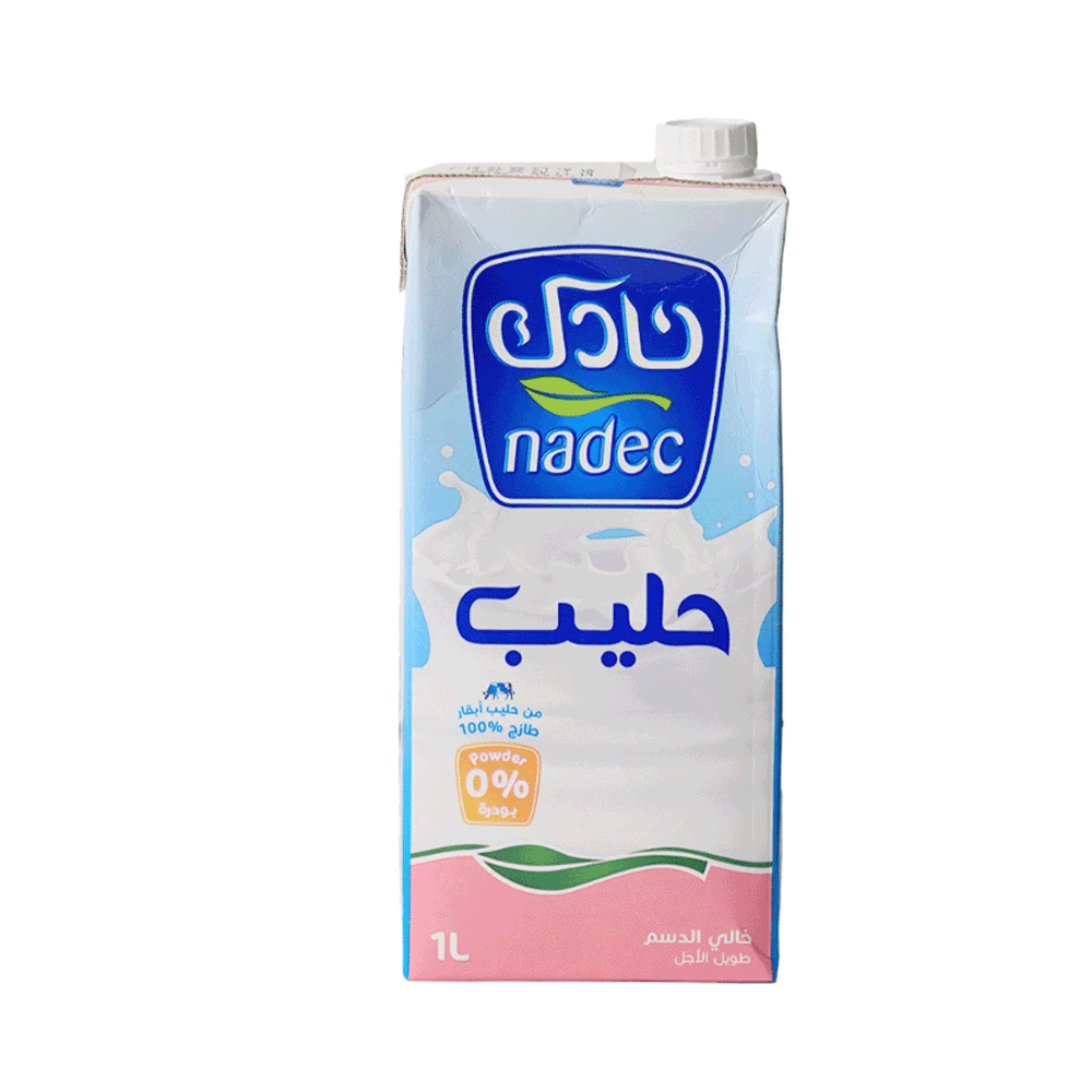 نادك حليب منزوع الدسم -1 لتر