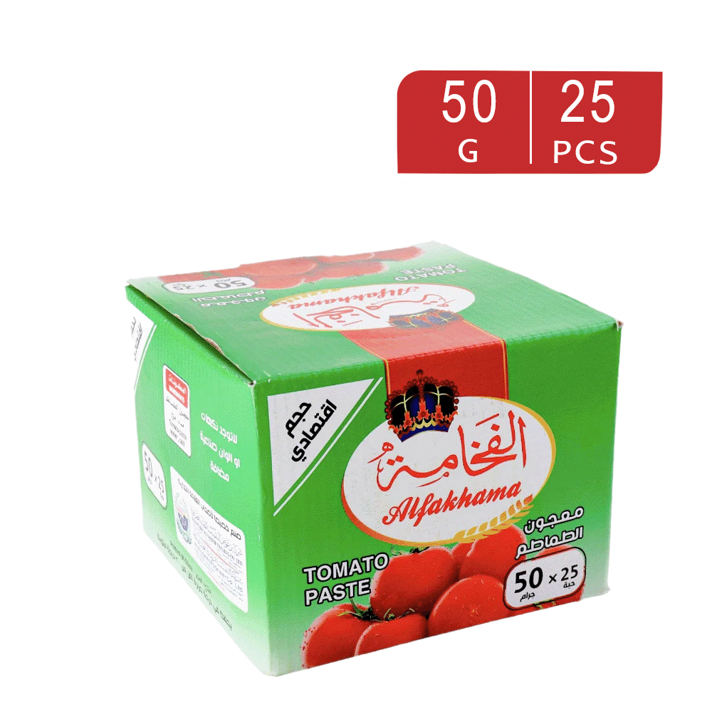باكت  الفخامة صلصة طماطم 50 جم - عدد25  