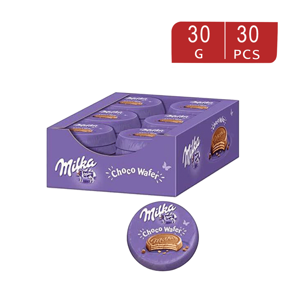 باكت بسكويت ميلكا شوكو ويفر مغطى بالشوكولاتة - 30 جم × 30 قطعة
